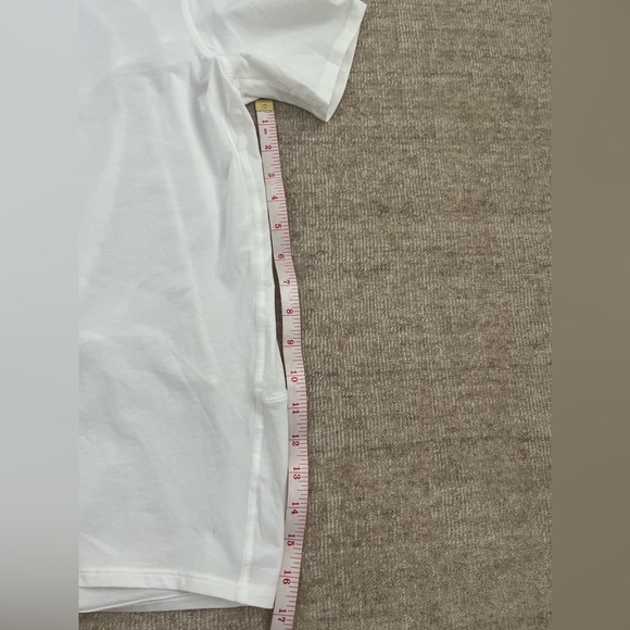 Lululemon’s white back in action short sleeve - Picture 7 of 9